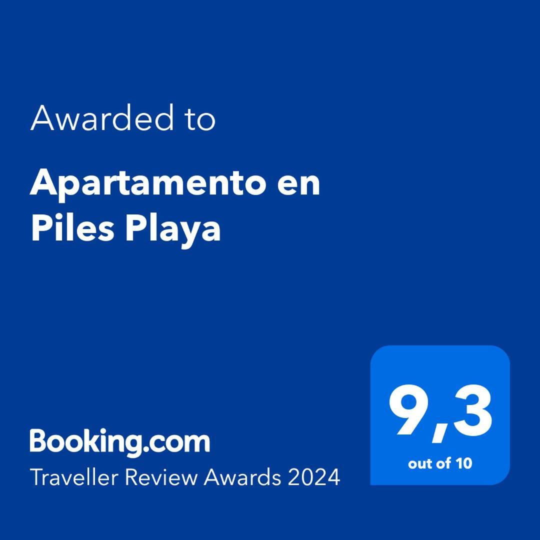 Apartamento En Piles Playa Exterior foto